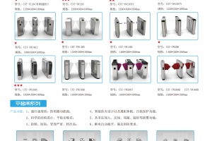 翼闸由左右两翼组成,可向箱体内部快速收缩